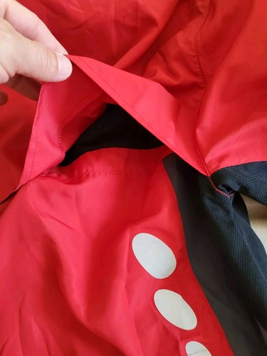 EA Electronic Arts Labeled Red Windbreaker Sweater Jacket S Stormtech NWT - Picture 8 of 11