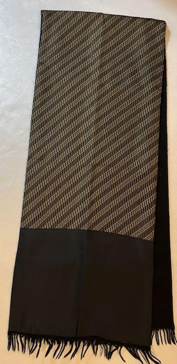 Hermes Rectangular Stole Muffler Silk Cashmere Wo… - image 8