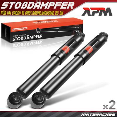 2x Stoßdämpfer Gasdruck Hinten Links Rechts für VW Caddy III 2CB 2CJ 2004-2015