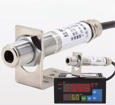 0-1000  Infrared Thermometer Non-Contact In-Line Infrared ControllerSensor4-20mA