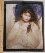 La Couiffee by Pierre-Auguste Renoir Art Print 10 Inches laminated, Frame Worthy
