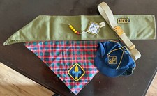 Lot of Vintage Boy and Cub Scout Accessories Assortment