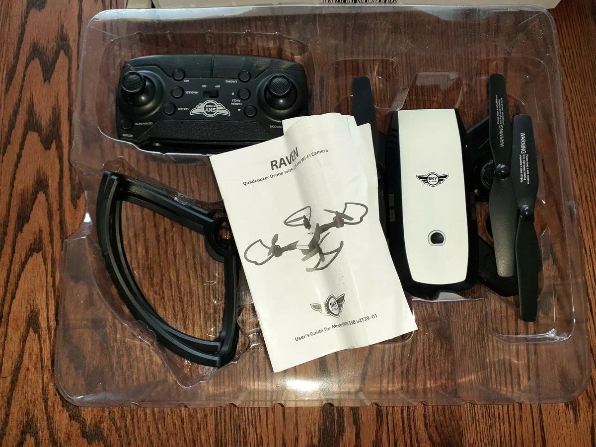 Sky Rider Raven Foldable Drone with GPS and Wi Fi Camera DRWG538B