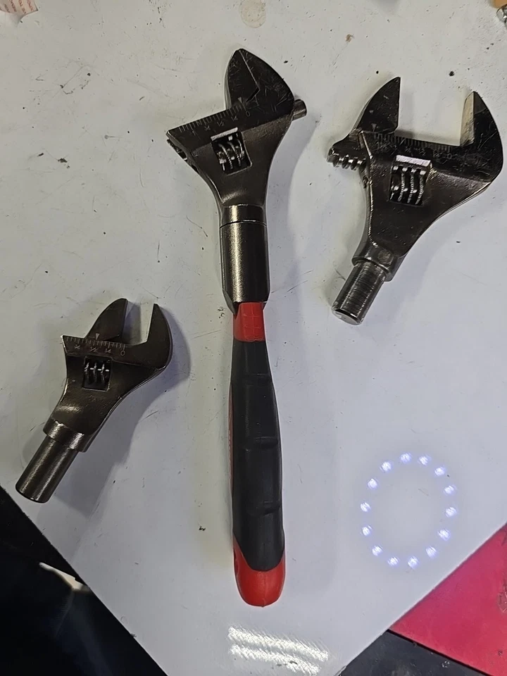 Husky 3-in-1 Multi-Head Wrench, 6-in, 8-in, 10-in, Replaces Adjustable Wrenches - Image 3 of 3