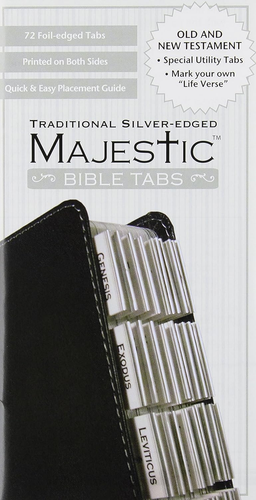 Majestic Traditional Silver-Edged Bible Tabs - Foto 11 di 12