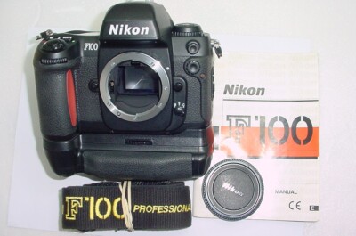 Nikon F100 35mm Film SLR Manual Camera with MB-15 Battery Grip 