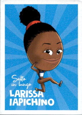 Esselunga Super Champs Tokyo 2020 Figure No.22Larissa Iapichino (Cartoon)