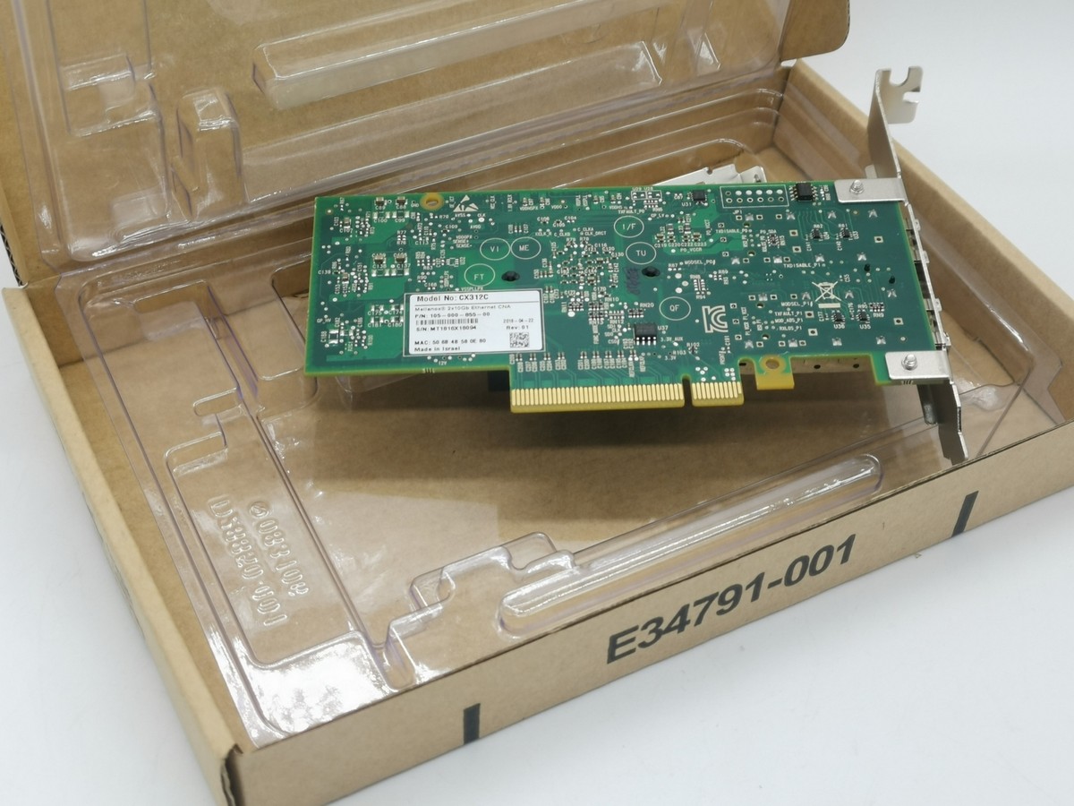 GENUINE MCX312C-XCCT MELLANOX CONNECTX-3 DUAL PORT 10GBE ETHERNET
