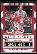 2020-21 Game Ticket Red Variation Klay Thompson Golden State Warriors #6