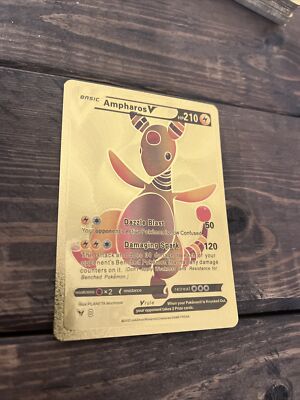 Pokemon Gold Fan Art Ampharos V 210 HP