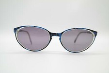 Vintage Eschenbach 6438-34 Blue Oval Sunglasses Glasses NOS