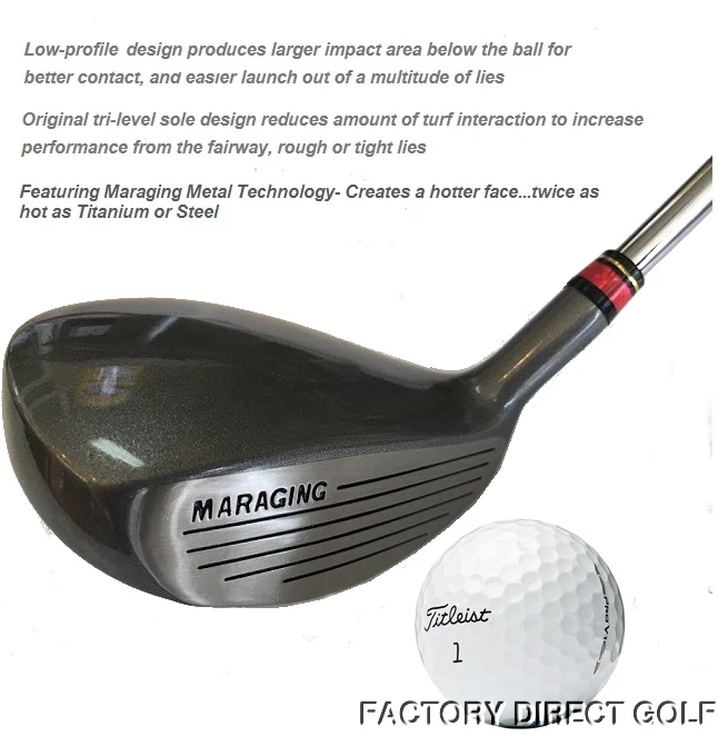 WOMEN 19° WOOD HYBRID XTRA DISTANCE PETITE GOLF CLUB-easier to hit than a 7 iron - Image 2 of 2