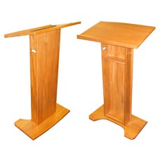 Solid Mahogany Wood Lectern - Church Pulpit