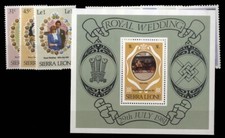 1981, Sierra Leone, 636-38 u.a., ** - 1743351