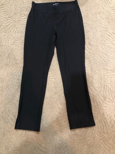 EILEEN FISHER Sz XS BLACK STRETCHY 
