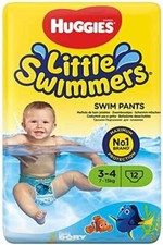 Huggies Little Swimmers Pannolini Neonato Taglia 3-4 anni per Mare o Piscina con