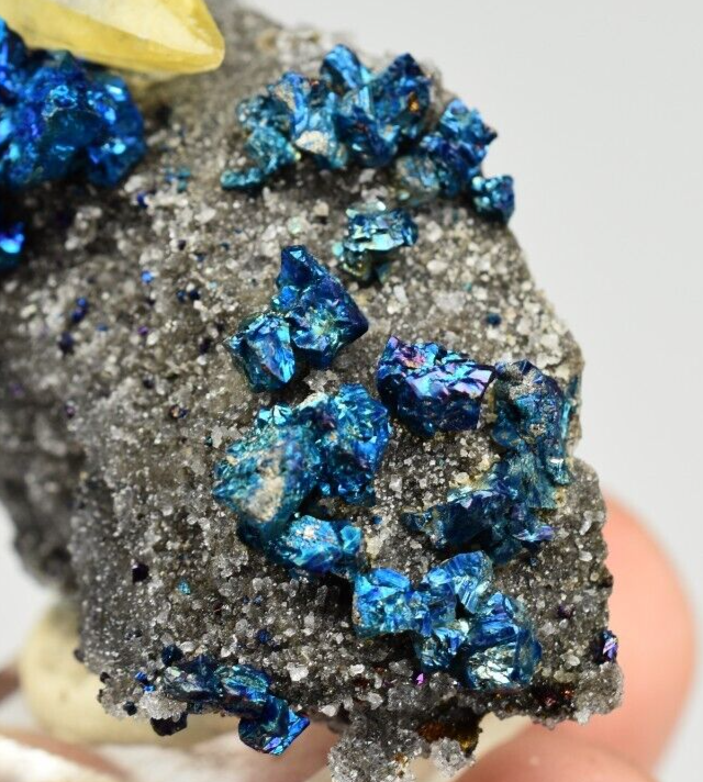 Calcite with Chalcopyrite and Quartz Casteel Mine, Iron Co., Missouri