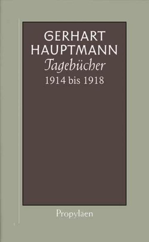 Thumbnail - Gerhart Hauptmann / Tagebücher 1914 Bis 19189783549057759