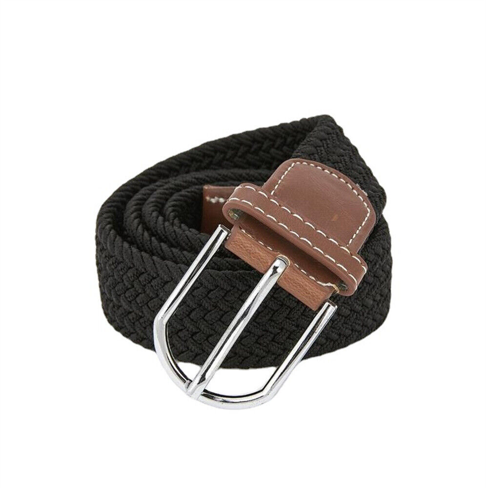 Elastic Fabric Braided Belt,Enduring Stretch Woven Belt for Unisex Men/Women USA