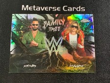 2026 Topps Chrome WWE Family Tree Seth Rollins Becky Lynch Refractor FAM-RL