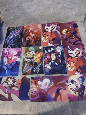 Helluva Boss Print  4 X 6, 4 X 4 Lot Of 11 Stolas, Blitzo, Verosika, Fizzarolli 