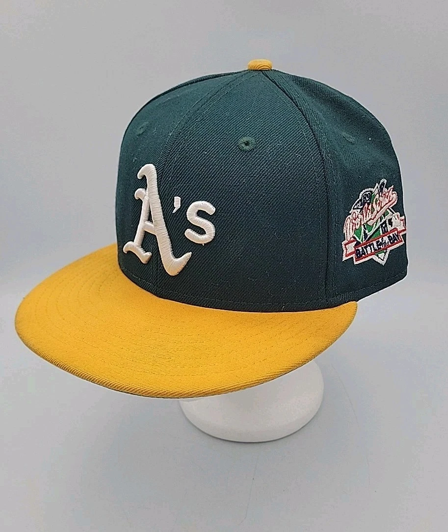 Chapeau ajusté Oakland Athletics New Era 59Fifty vert/jaune