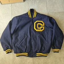 Vintage UCSB Santa Barbara Varsity Jacket Sz L 90s California Streetwear
