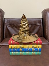 Cinemark Harry Potter 25th Anniversary Gold Sorting Hat Popcorn Tin Bucket New