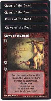 Claws of the Dead x5 VTES Jyhad ET