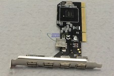 One New 480Mbps High Speed 5 Port USB 2.0 PCI Controller Card lk