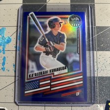 2026 Panini Stars & Stripes - Ka'alekahi Kuhaulua #177 - Blue Parallel /299
