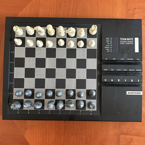 Saitek Kasparov Team-Mate Advanced Trainer Chess Computer - Vintage 1990 TESTED - Picture 3 of 14