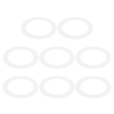 Goof Rings Inner Diameter 4.92'', Outer Diameter 6.69'', 8 Pcs White