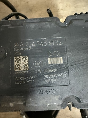 2008 MERCEDES C350 ABS ANTI LOCK BRAKE PUMP MODULE MODULATOR 2045454132 - Picture 3 of 12