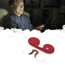 Frameless Nose Clip Optics Ultra Thin Reading Glasses Mini Portable Armless