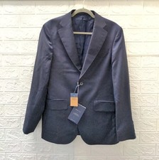 New Charles Tyrwhitt Dark Navy Slim Fit Italian Luxury Suit Jacket Sz 36S
