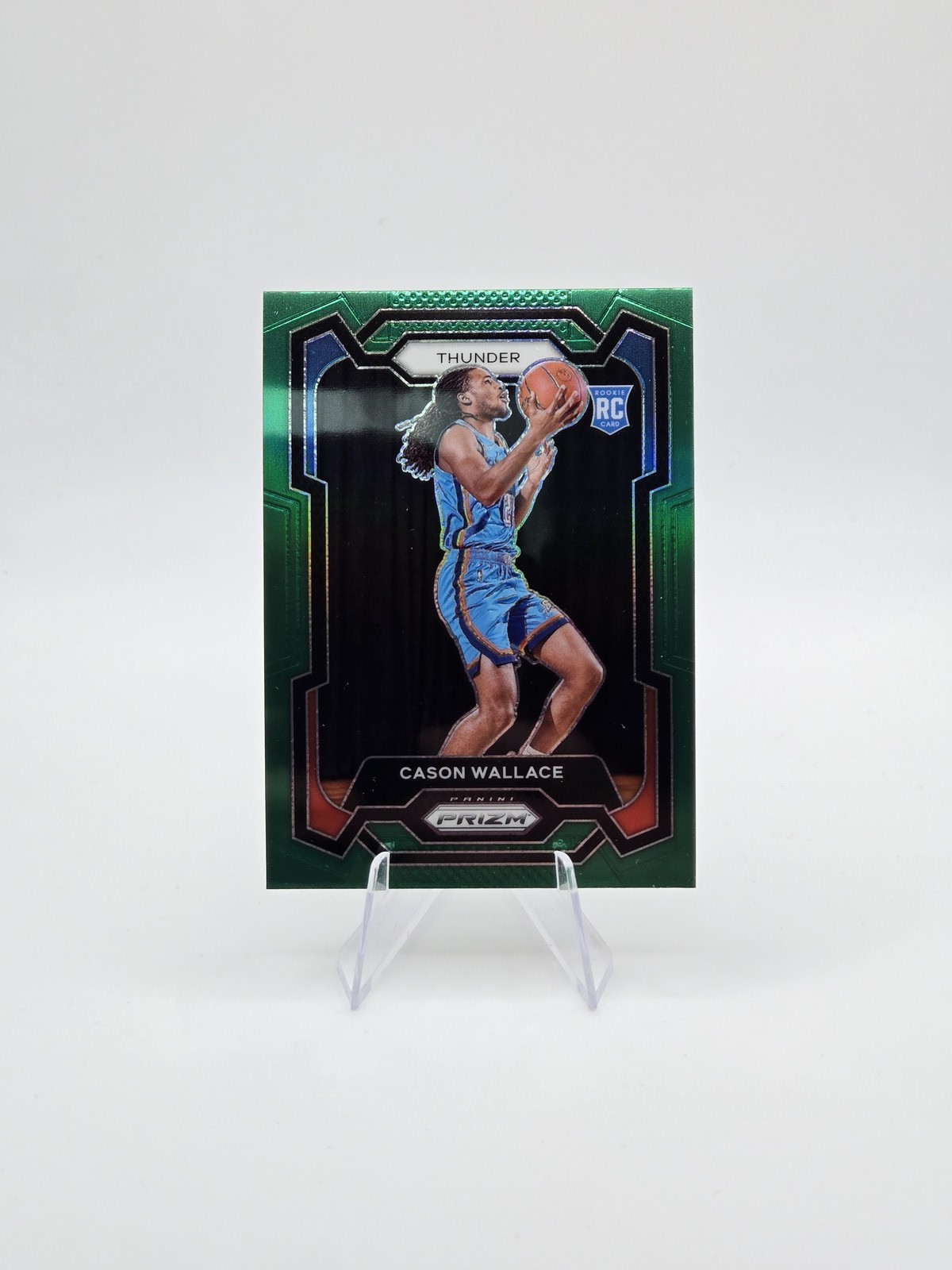 Cason Wallace 2023-24 Panini Prizm RC Green SP #139