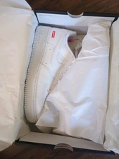 Nike Air Force 1 x Supreme Low Box Logo - White for Sale