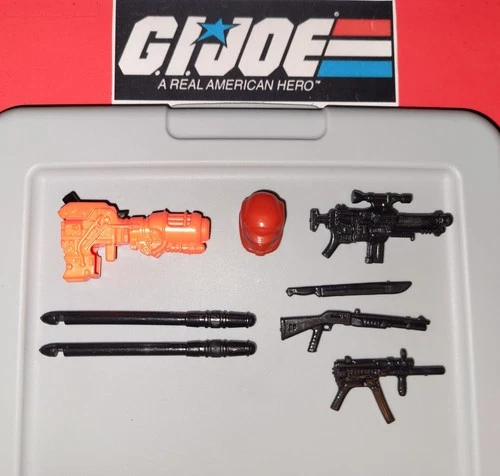 GI Joe Ozone 1993 Complete Weapons + Helmet Set Original 90's Hasbro Unbroken