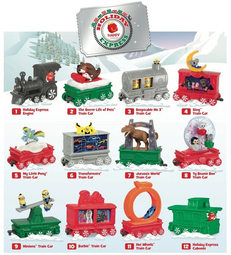 2017 HOLIDAY EXPRESS TRAIN MCDONALDS HAPPY MEAL GIOCATTOLI - U - SCEGLI - Foto 1 di 6