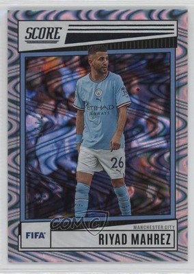 2022-23 Panini Score FIFA Retail Silver Swirl 7/25 Riyad Mahrez #184 1oh2