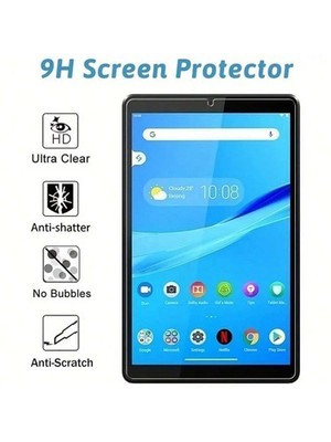 2er Pack flacher gehärteter Glas Bildschirmschutz für Tablets Billig24