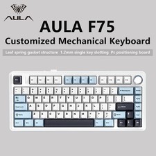 AULA F75 Wireless Mechanical Gaming Keyboard 75% RGB Hot Swap Gasket Mount