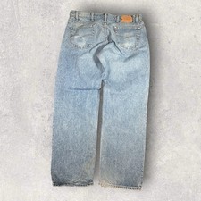 Vintage 80s Levis 506 Straight Leg Denim Jeans Mens 38x31 USA Made Red Tab Faded