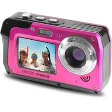 Minolta 48 MP Dual Screen Waterproof Digital Camera MN40WP
