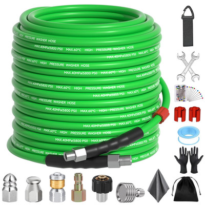Zebra Clean Sewer Jetter Kit For Pressure Washer 100 Ftdrain Cleaner Hose 1/4