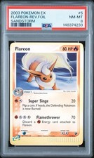 Flareon - 2003 EX Sandstorm - Reverse-Holo Rare - PSA 8 New cert number!!!