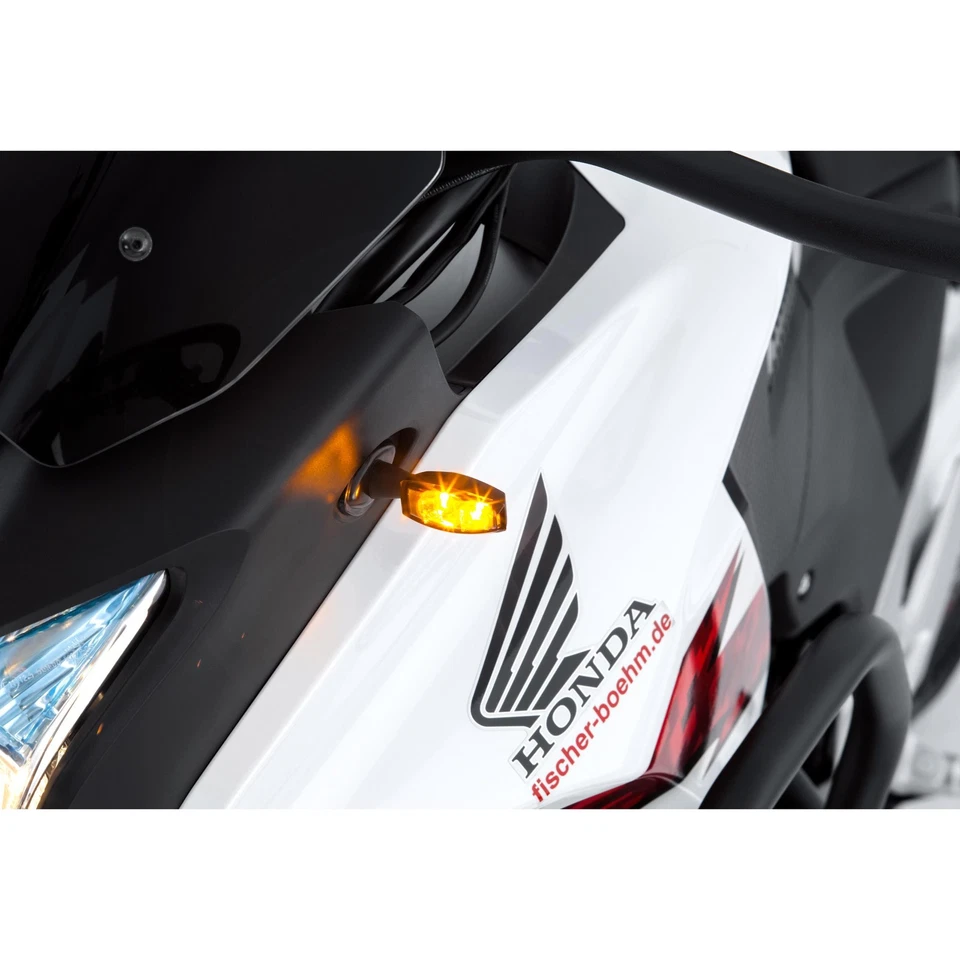 Highsider LED Blinkerpaar Blaze M8 Alu Schwarz, E-Zulassung, 12V 2W, 660 - Bild 2 von 4