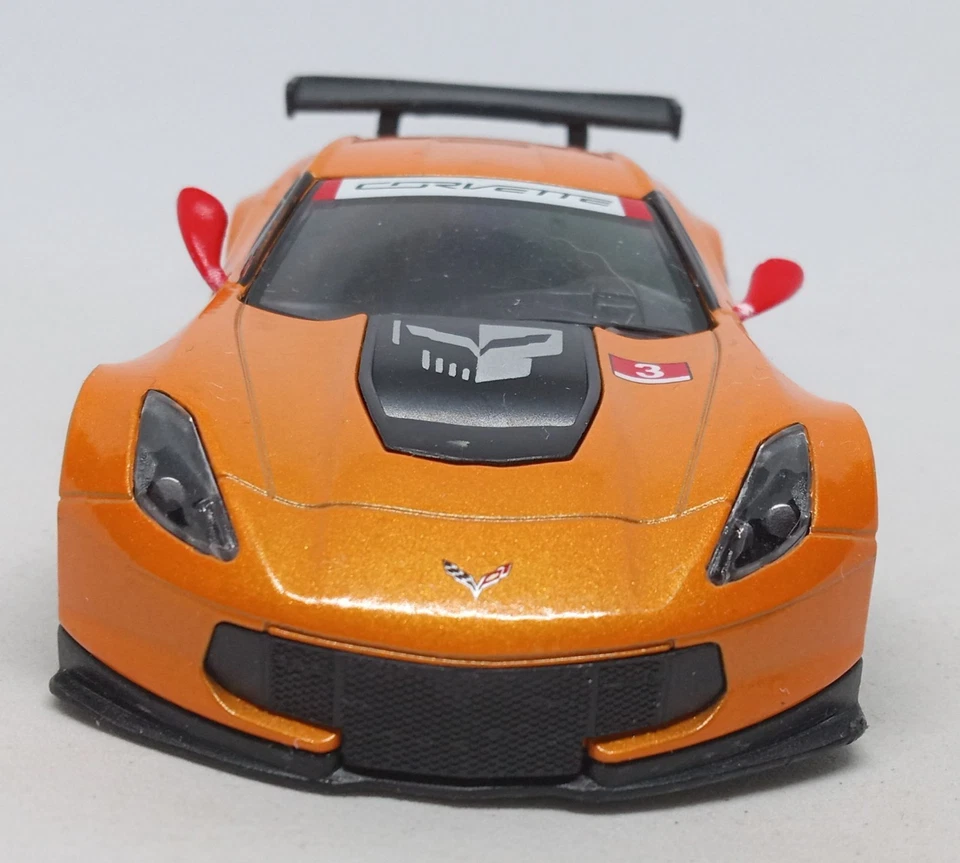 Kinsmart Orange '16 Corvette C7.R Loose Diecast Friction 1:36 KT5397 - Image 3 of 4
