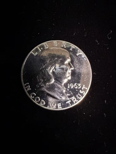 1963 Proof Franklin Half Dollar 90% Silver